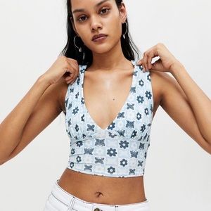 Urban outfitters blue top